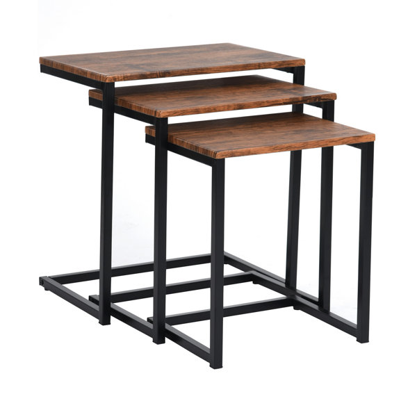 Ebern Designs Aadil 21.7'' Tall C Table Nesting Tables & Reviews Wayfair